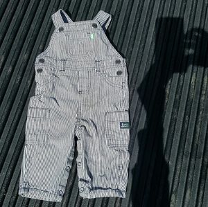 Carter's striped overalls